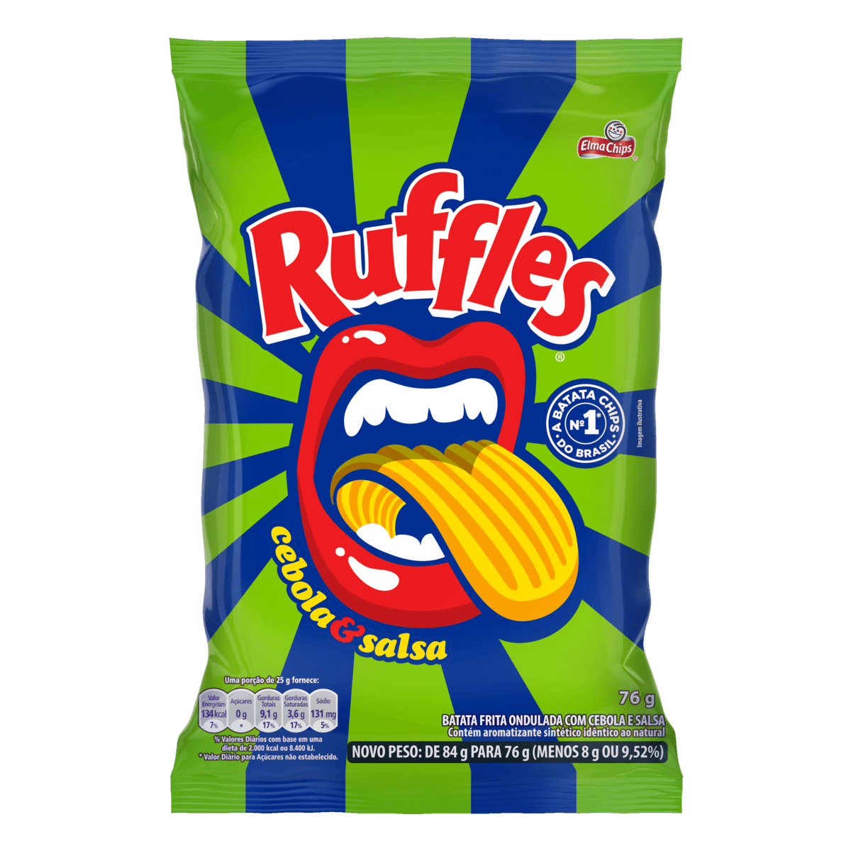 RUFFLES CEBOLA E SALSA 76G